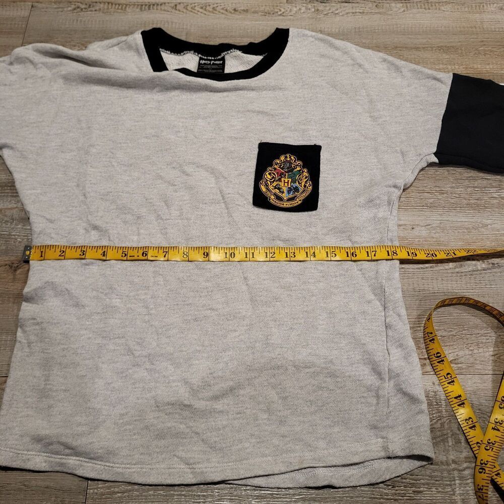 Harry Potter Off Shoulder Long Sleeve Tee Shirt Hogwarts Wizardry Womens Large - Picture 8 of 9